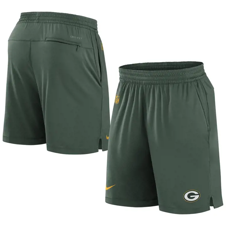 Short en maille Nike Dri-Fit NFL Green Bay Packers 23 vert foncé