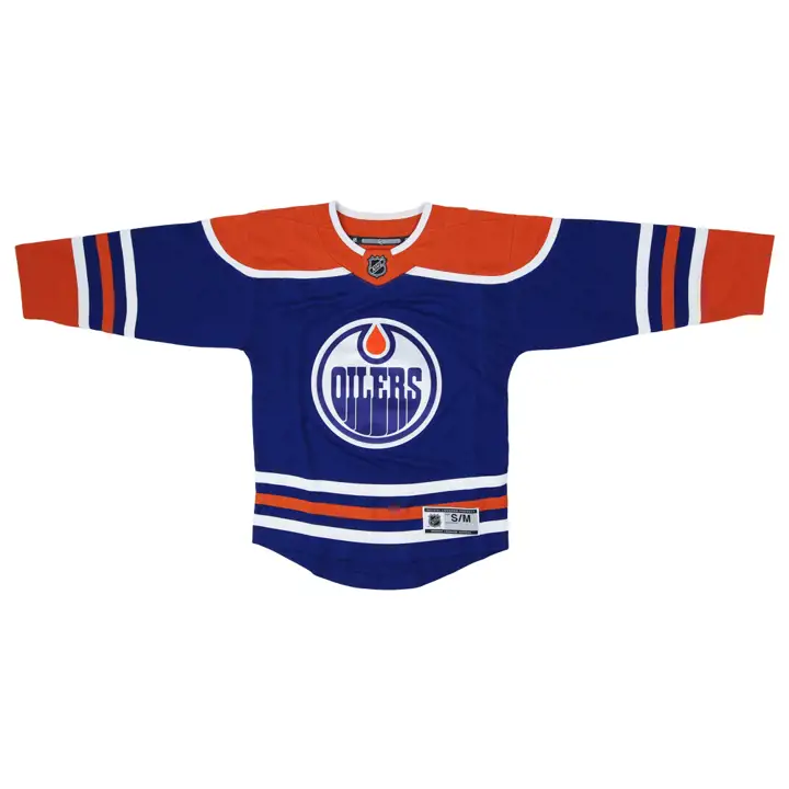 Maillot vierge bleu Premier Jeunesse LNH Edmonton Oilers
