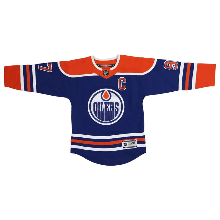 Maillot de jeune joueur premier NHL des Oilers d'Edmonton Connor McDav