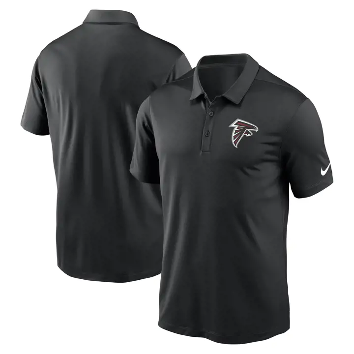 Polo Nike NFL Atlanta Falcons Logo Officiel Franchise 23 noir