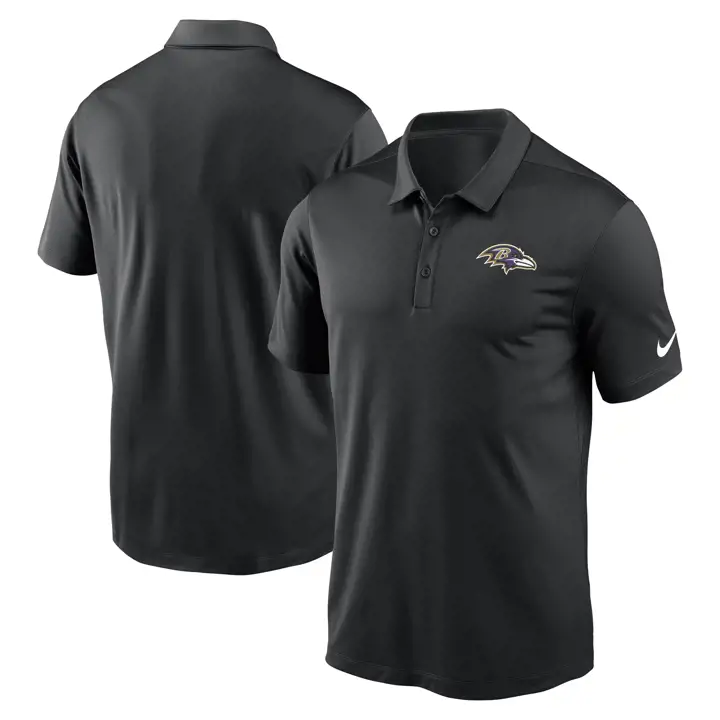 Polo Nike NFL des Ravens de Baltimore Logo d'équipe Franchise 23 noir