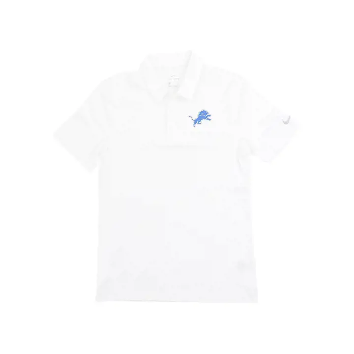 Polo Nike NFL Detroit Lions Logo d'équipe Franchise 23 blanc