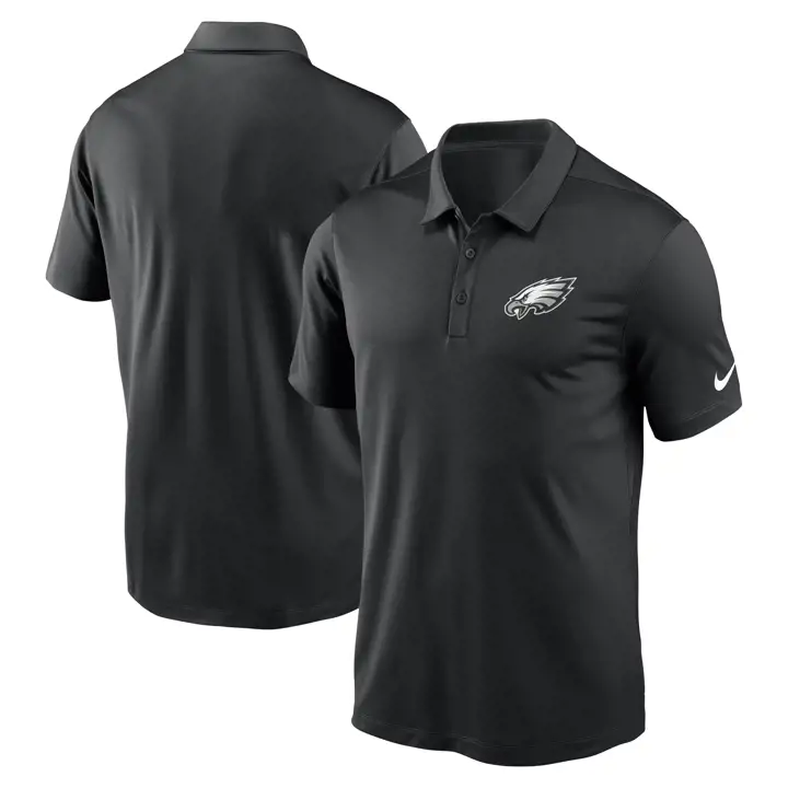 Polo Philadelphia Eagles NFL Nike Logo Équipe Franchise 23 noir