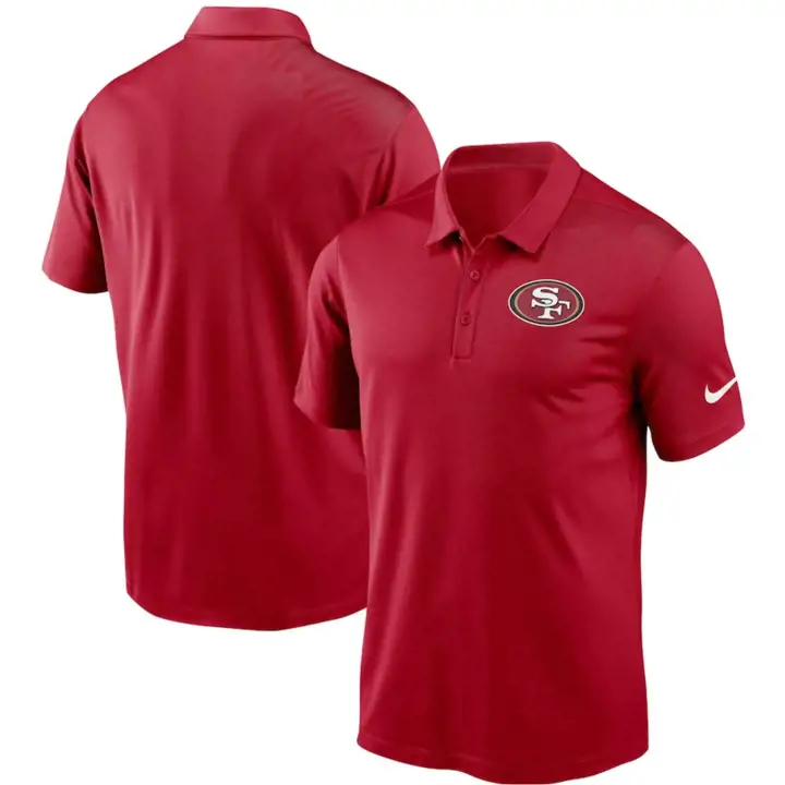 Polo Franchise NFL Nike San Francisco 49ers Logo d'équipe 23 rouge