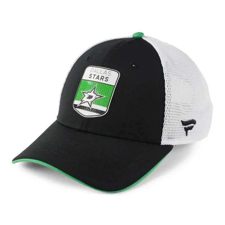 CASQUETTE TRUCKER NOIRE/BLANCHE DALLAS STARS - DRAFT LNH 2023
