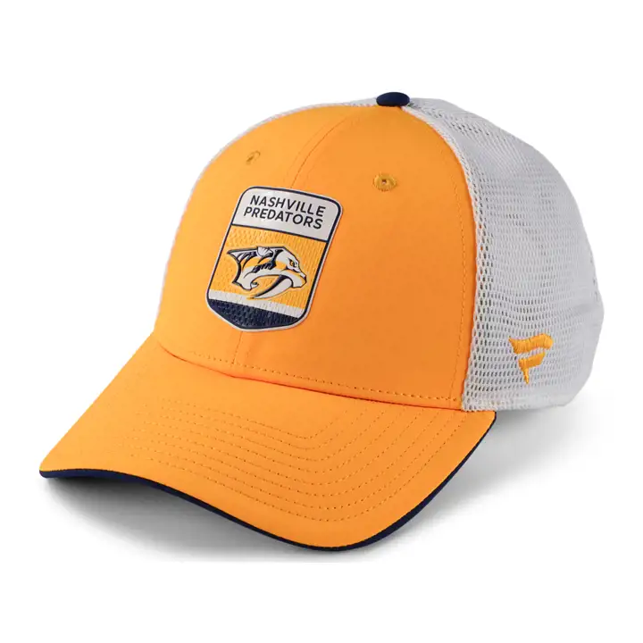 NASHVILLE PREDATORS Repêchage LNH 2023 Casquette Trucker JAUNE/BLANC