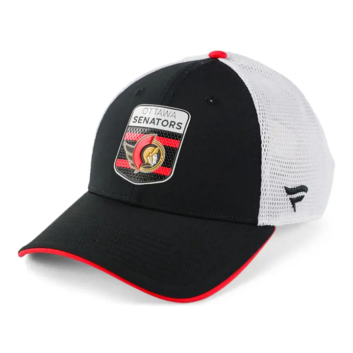 CASQUETTE FILET LNH SÉNATEURS D'OTTAWA 2023 NOIR/BLANC