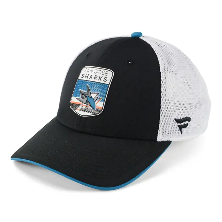 CASQUETTE TRUCKER LNH SAN JOSE SHARKS 2023 NOIR/BLANC