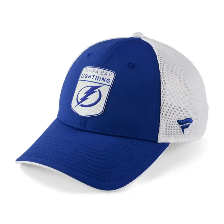 CASQUETTE DE CAMIONNEUR BLEUE/BLANCHE TAMPA BAY LIGHTNING REPRÊCHE LNH 2023