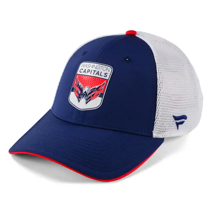WASHINGTON CAPITALS 2023 Repêchage LNH Trucker MARINE/BLANC