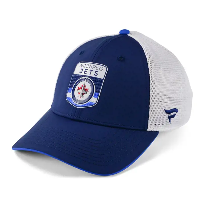WINNIPEG JETS Repêchage LNH 2023 Casquette Trucker BLEU MARINE/BCO