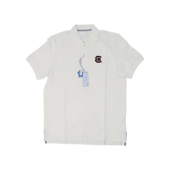 South Carolina Gamecocks NCAA Gameday Skipjack Polo BLANC