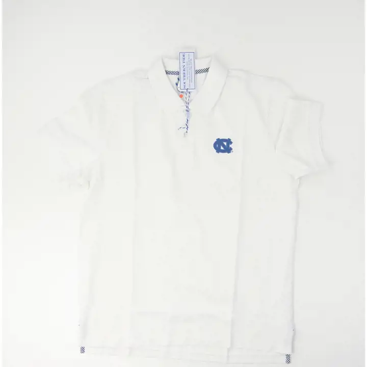Polo Skipjack Gameday NCAA North Carolina Tar Heels Blanc