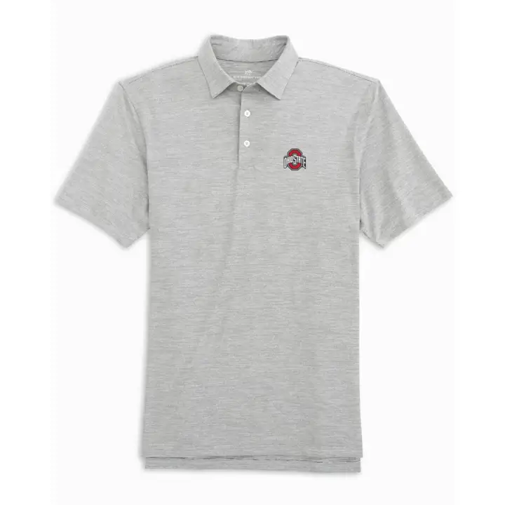 Polo espacé noir NCAA Ohio State Buckeyes