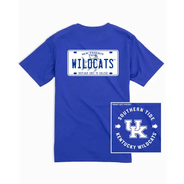 T-shirt Kentucky Wildcats NCAA Plaque d'immatriculation 22 BLN