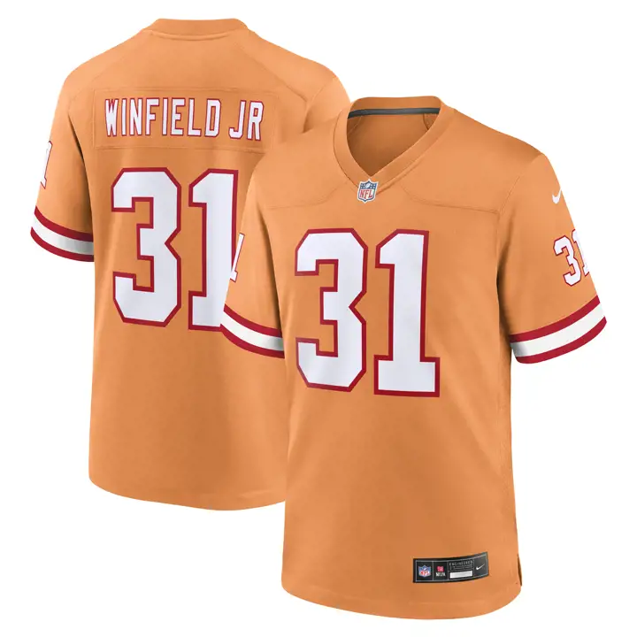Maillot de match NFL Tampa Bay Buccaneers Antoine Winfield Jr. OU
