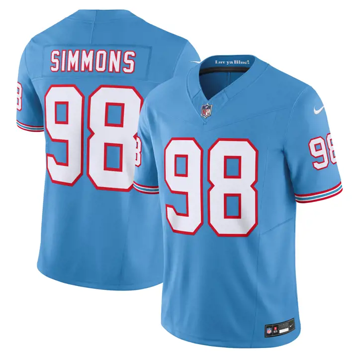 Maillot NFL Vapor Fuse Limited des Tennessee Titans Jeffery Simmons