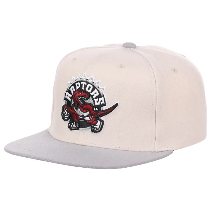 Casquette Toronto Raptors NBA Chiment Snapback ivoire/gris/rouge