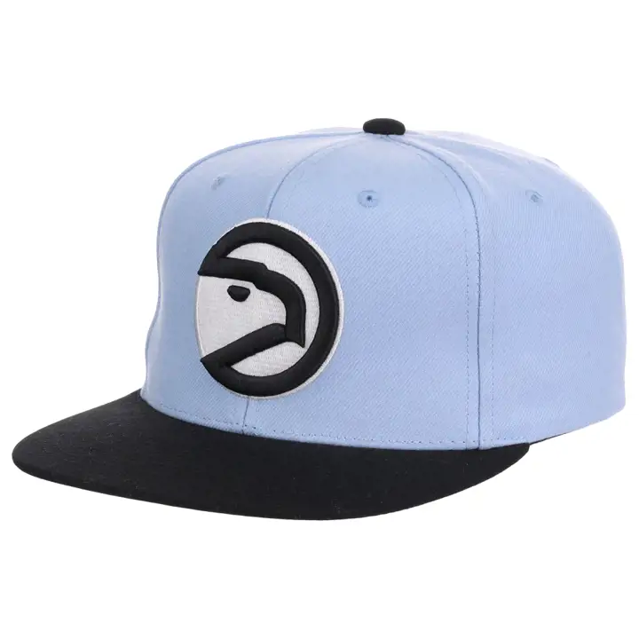 Casquette snapback noire et bleue NBA des Atlanta Hawks skbl/noir/gris