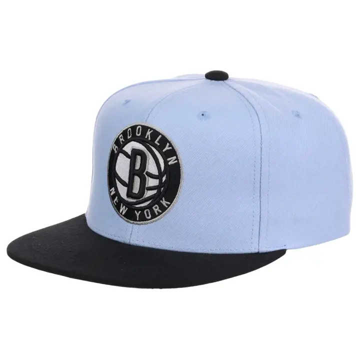 Casquette snapback Brooklyn Nets NBA noire et bleue skbl/blk/gry
