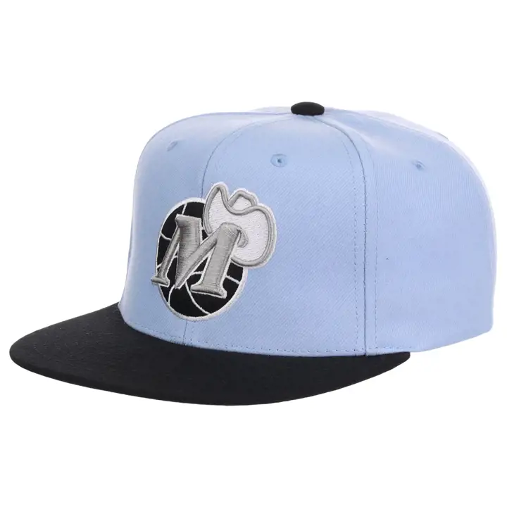 Dallas Mavericks NBA Casquette Snapback Noire et Bleue skbl/blk/gry