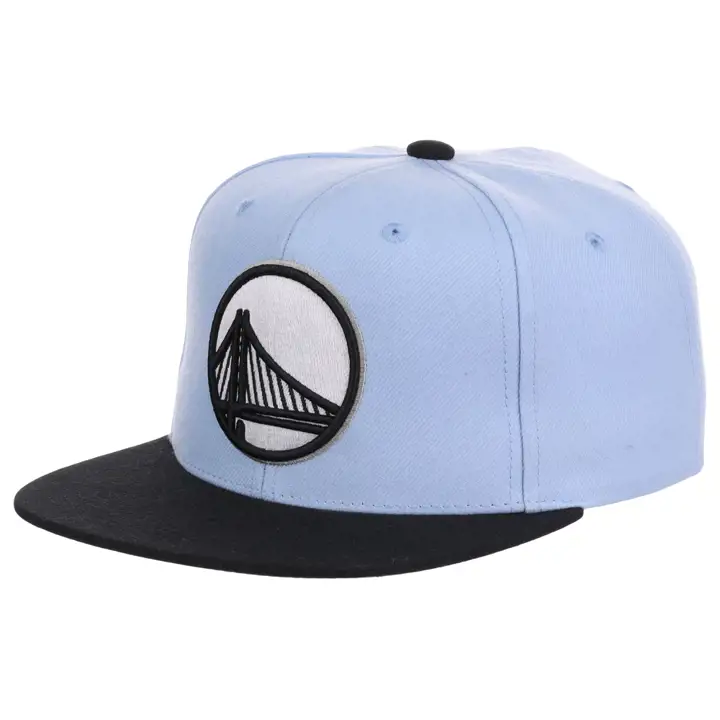 Golden State Warriors NBA Casquette Snapback Noire et Bleue skbl/blk/gry