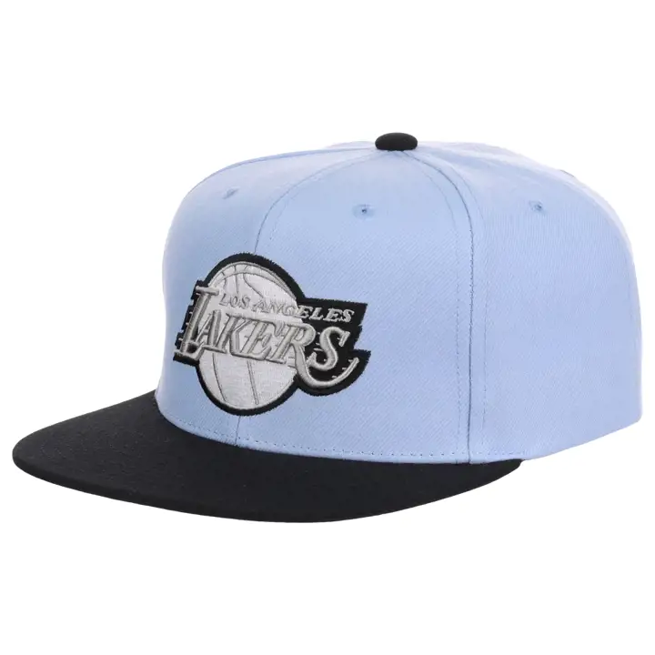 Casquette snapback NBA Los Angeles Lakers noire et bleue skbl/blk/gry