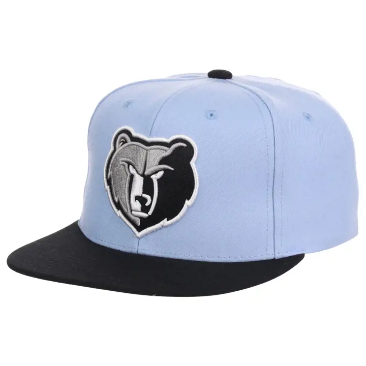 Memphis Grizzlies NBA Casquette snapback noire et bleue skbl/blk/gry