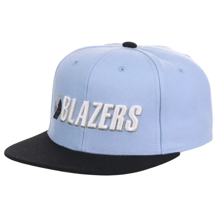 Portland Trail Blazers NBA Casquette Snapback Noire et Bleue skbl/blk/gr