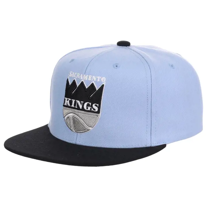 Casquette snapback NBA Sacramento Kings noire et bleue skbl/blk/gry