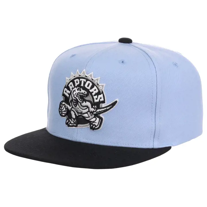 Toronto Raptors NBA Casquette réglable noir et bleu skbl/blk/gry