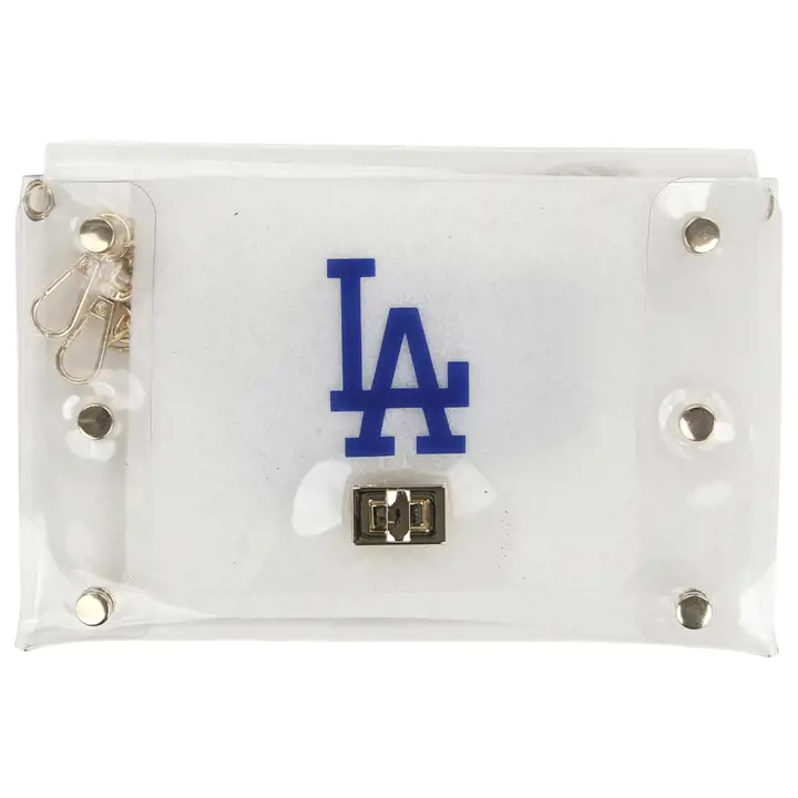 Sac transparent à chaîne pour femme Los Angeles Dodgers ast