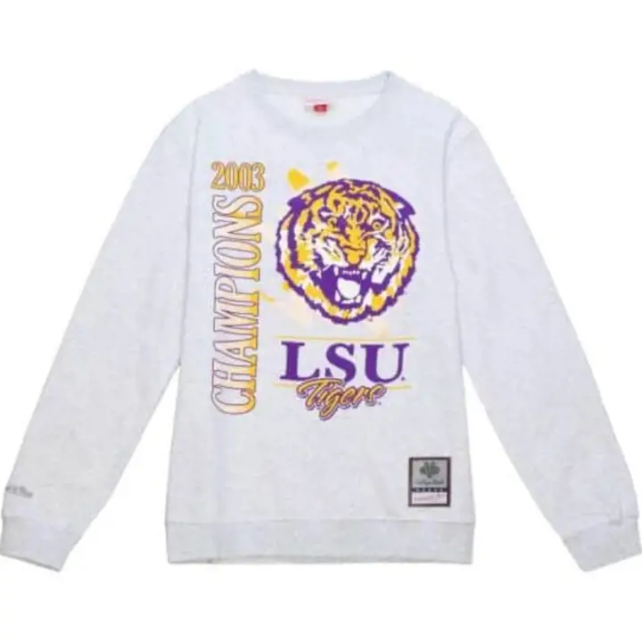 LSU NCAA Retro Brush Crew 23 blc