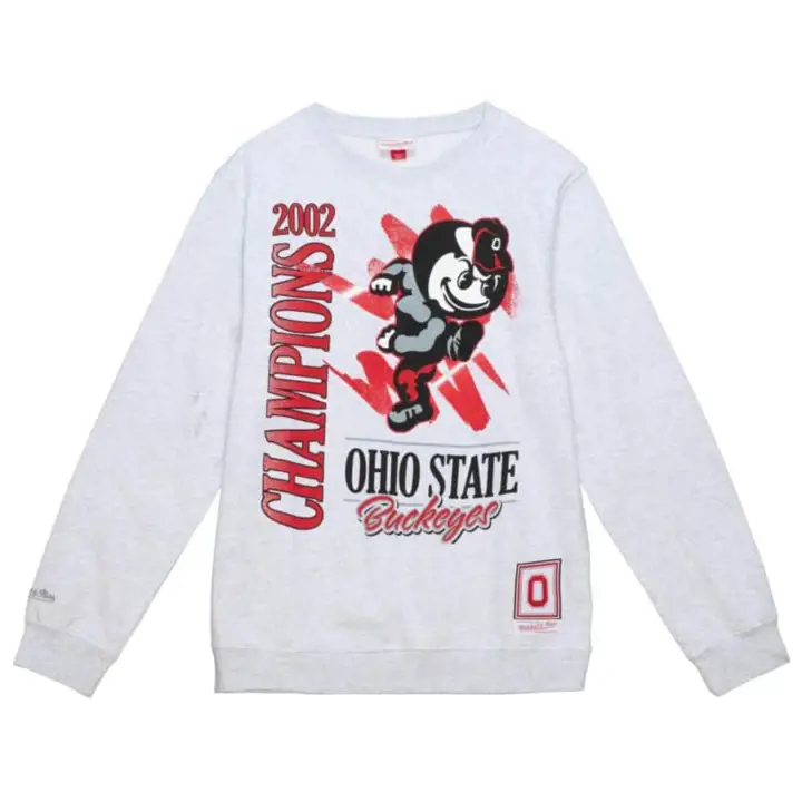 Ohio State Buckeyes NCAA Retro Brush Crew 23 wht
