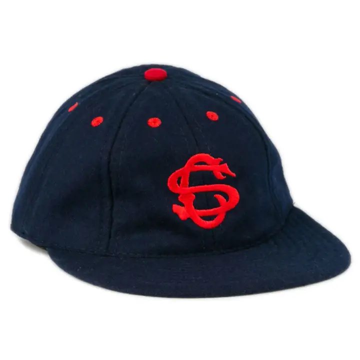 Casquette de baseball vintage à 8 panneaux Cuban Stars 1915