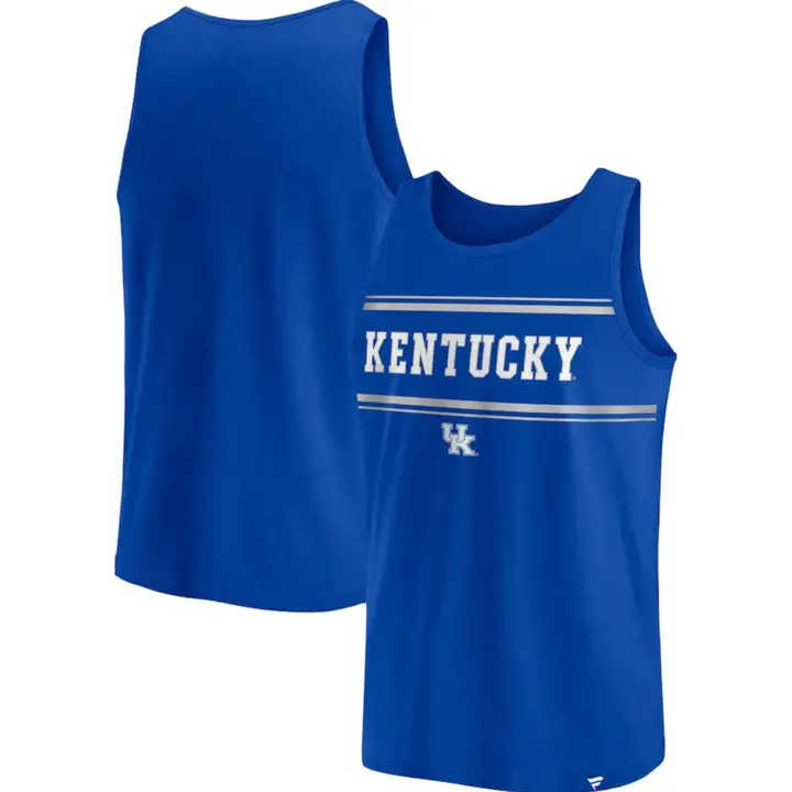 Débardeur à rayures et à blocs NCAA Kentucky Wildcats 23 rbl