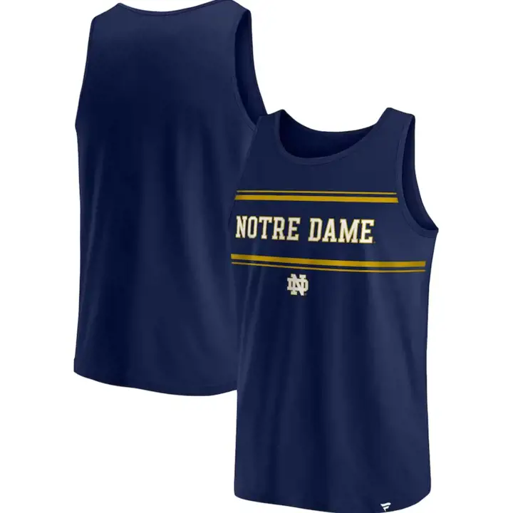 Débardeur rayé Notre Dame Fighting Irish NCAA Block 23 marine