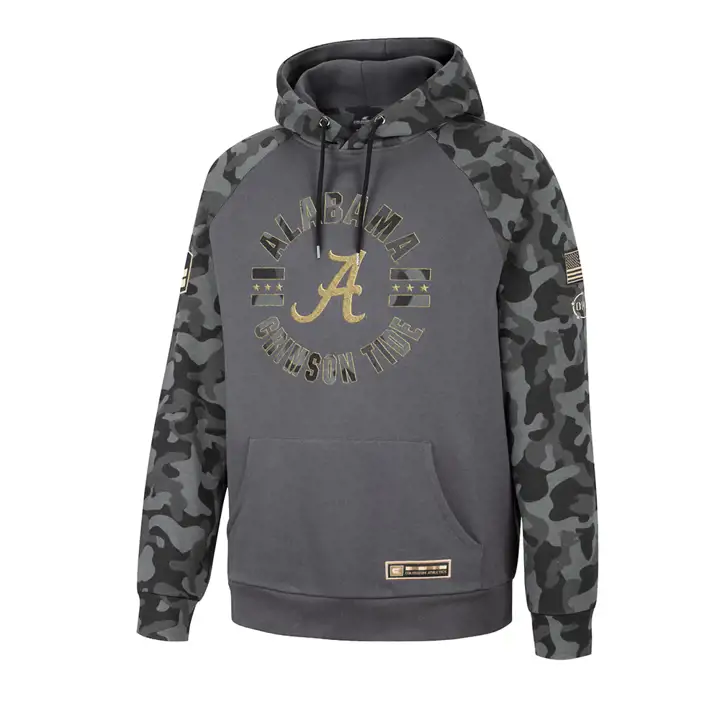 Sweat à capuche Alabama Crimson Tide NCAA OHT GI Joe 22 gris