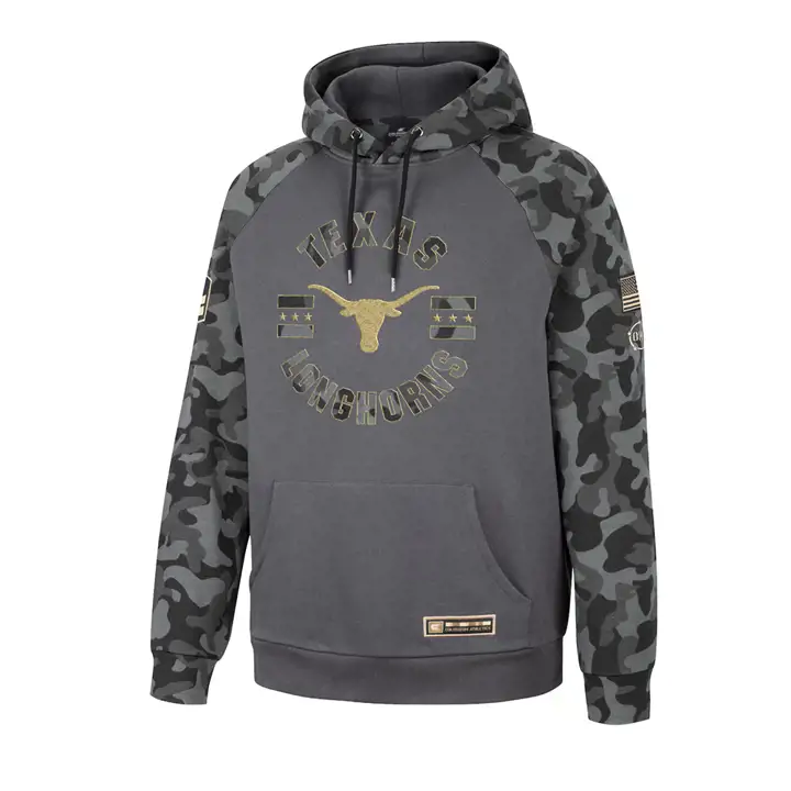 Sweat à capuche Texas Longhorns NCAA OHT GI Joe 22 gry