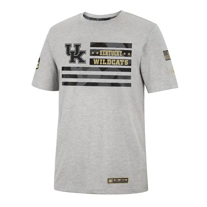 T-shirt Kentucky Wildcats NCAA OHT Shockwave 22 gris