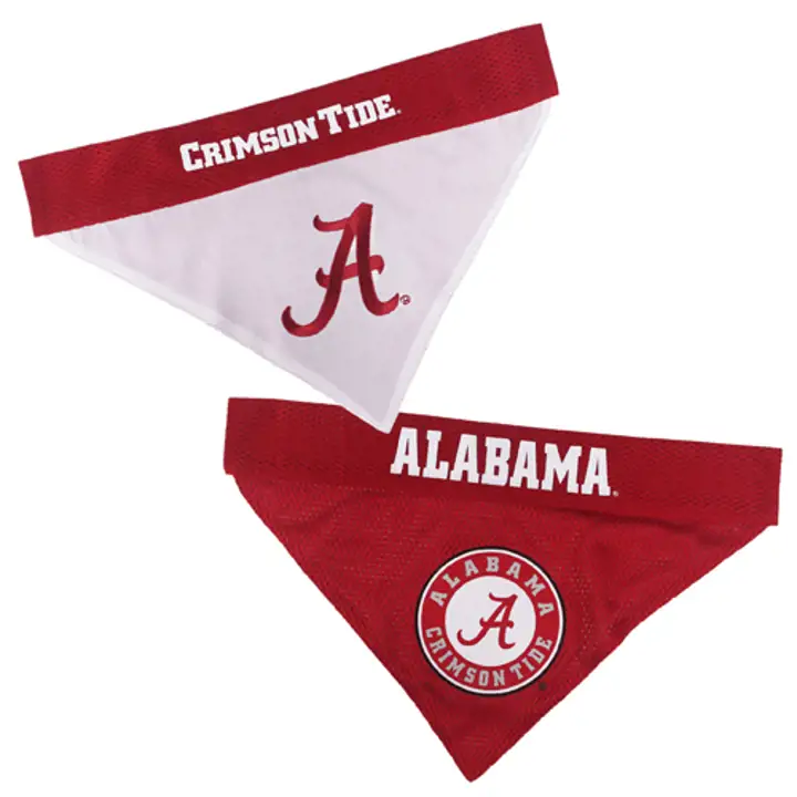 Alabama Crimson Tide Reversible Pet Bandana ast