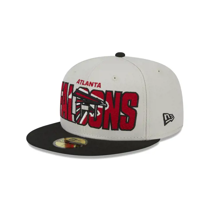 Casquette 59FIFTY Atlanta Falcons 23 NFL Draft ivo/noir