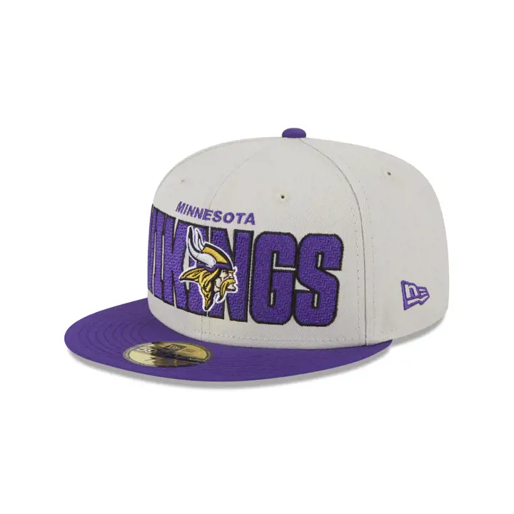 Minnesota Vikings 23 NFL Draft 59FIFTY ivo/pur