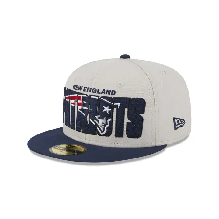New England Patriots 23 NFL Draft 59FIFTY ivoire/bleu marine