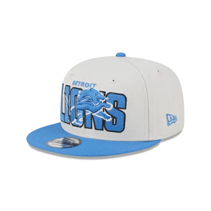 Detroit Lions 23 NFL Draft 9FIFTY Ivoire/Bleu ciel