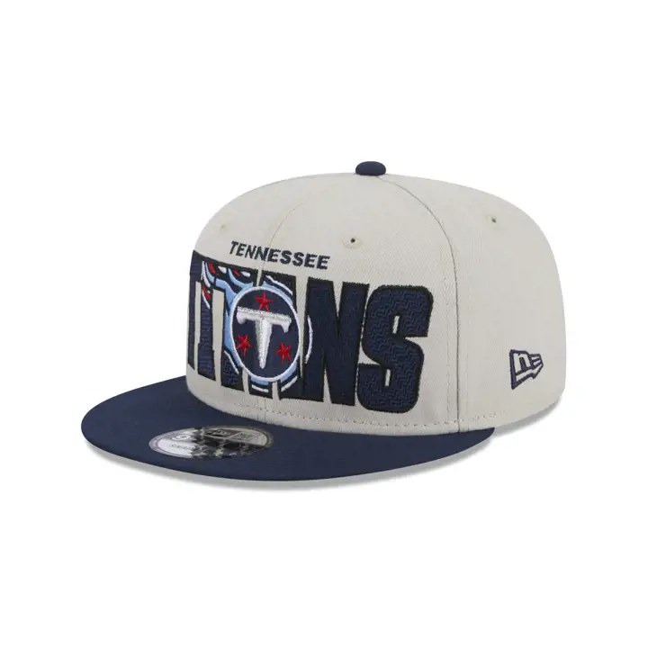 Casquette 9FIFTY Tennessee Titans NFL Draft 23 ivoire/marine