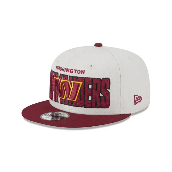 Casquette 9FIFTY Washington Commanders NFL Draft 23 Enfant ivoire/marron