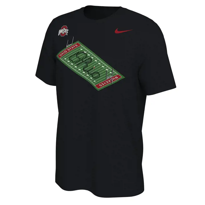 Ohio State Buckeyes M NK TEE TRADITIONS QS blk