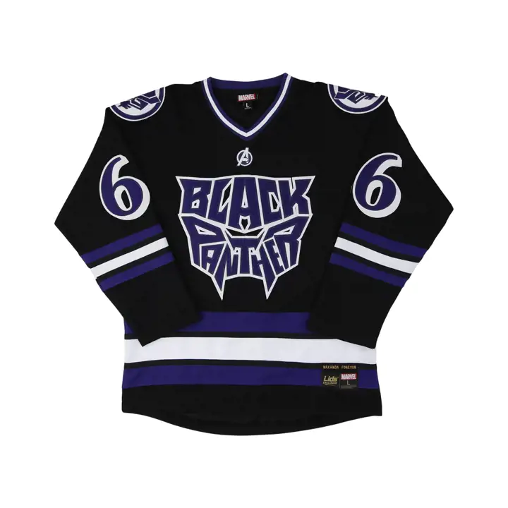 Maillot de Hockey Marvel Black Panther noi/vio