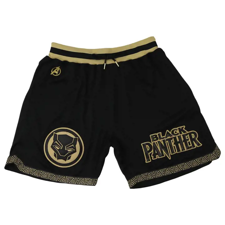 Black Panther Marvel Short de basketball N/O